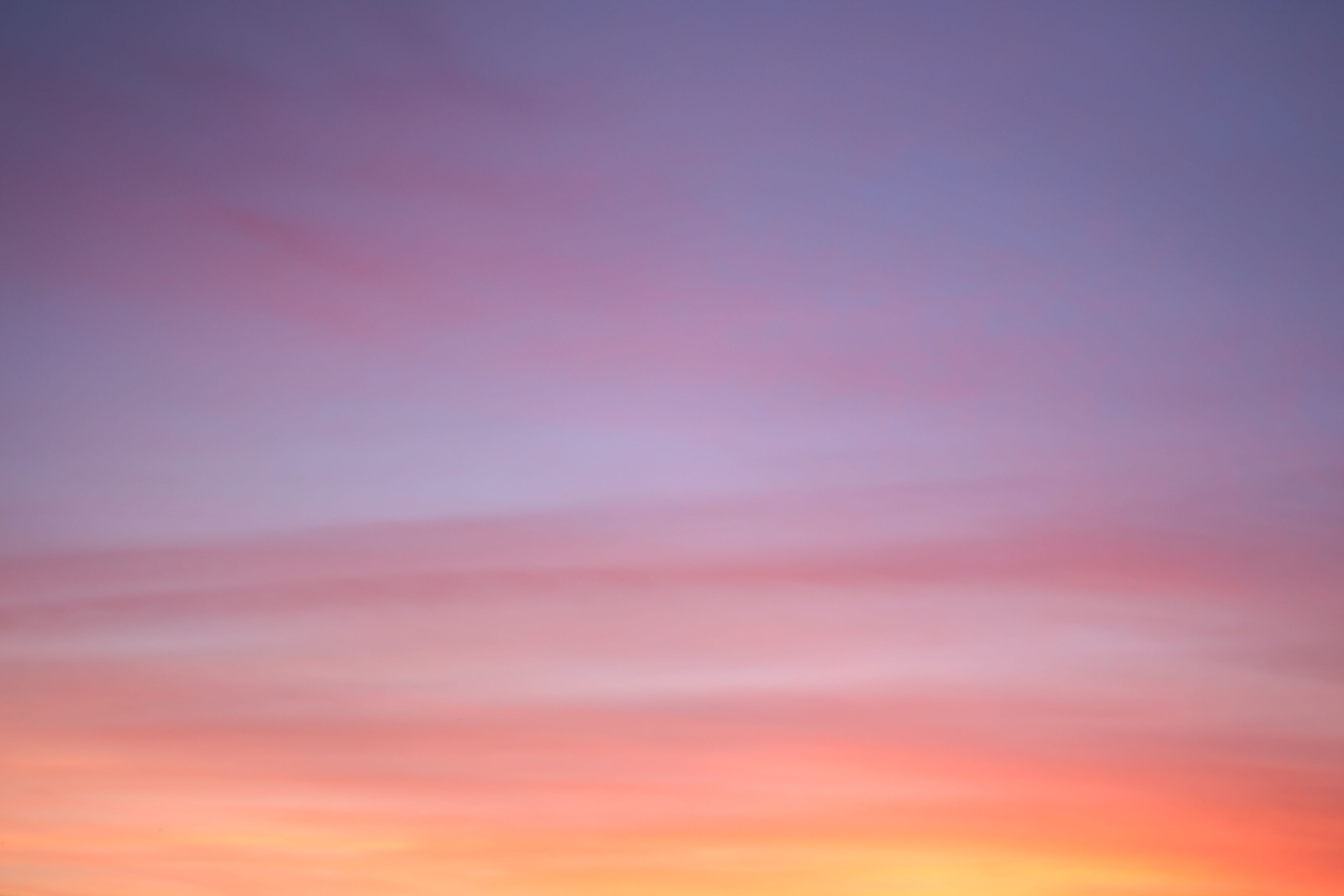 pink, yellow, and purple cloudy sky